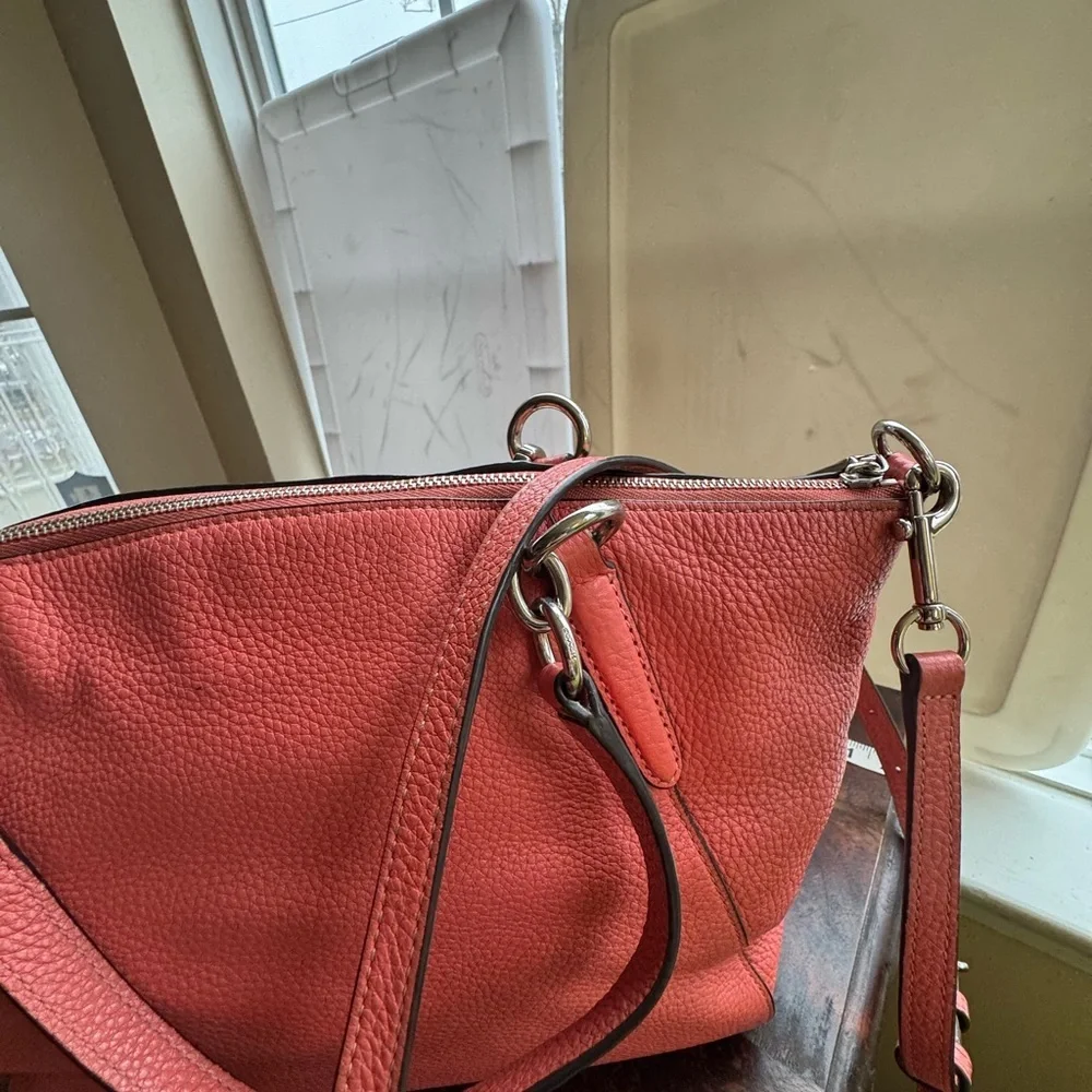 Coach Coral Leather Kelsey Bag
